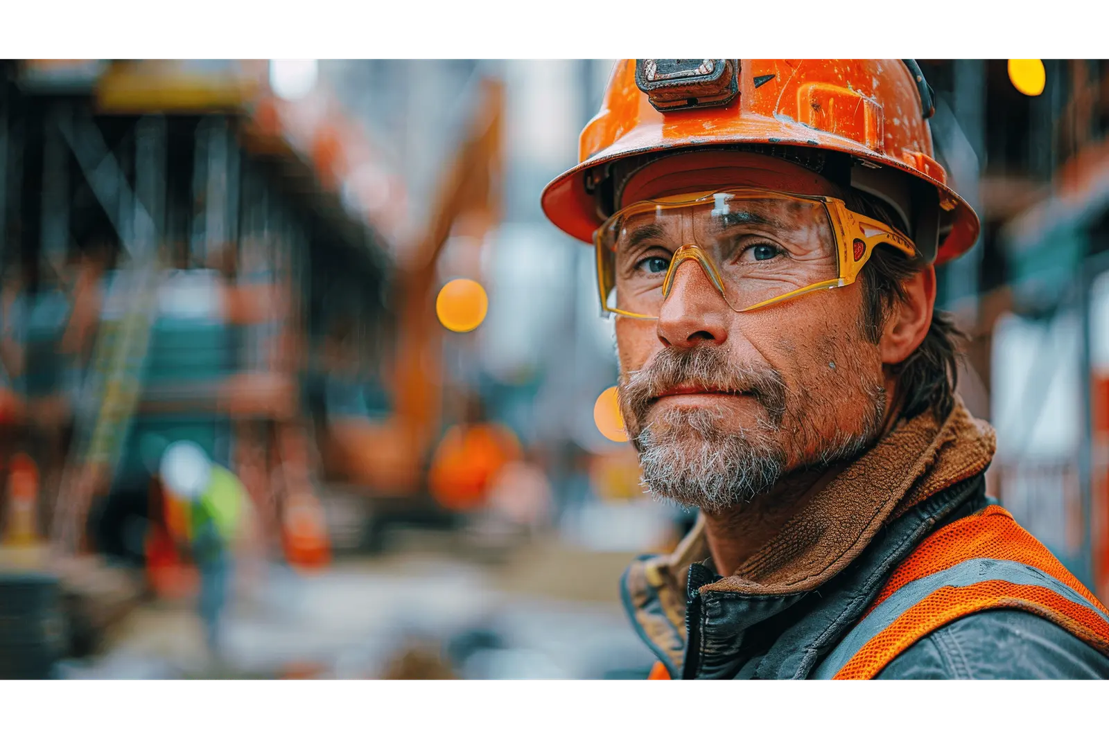 Construction worker on a job site